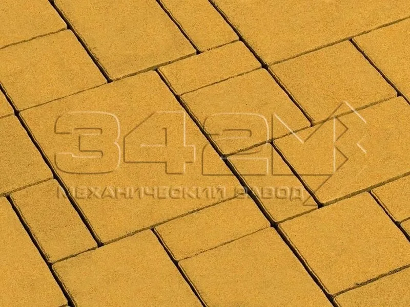 тротуарная плитка 342 мз бавария желтый