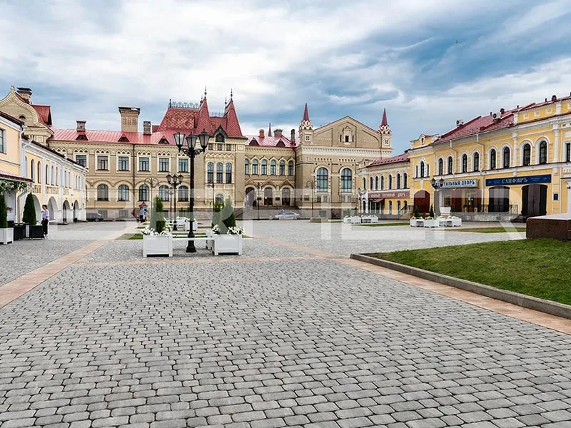 тротуарная плитка ривьера color mix туман 60мм картинка 4