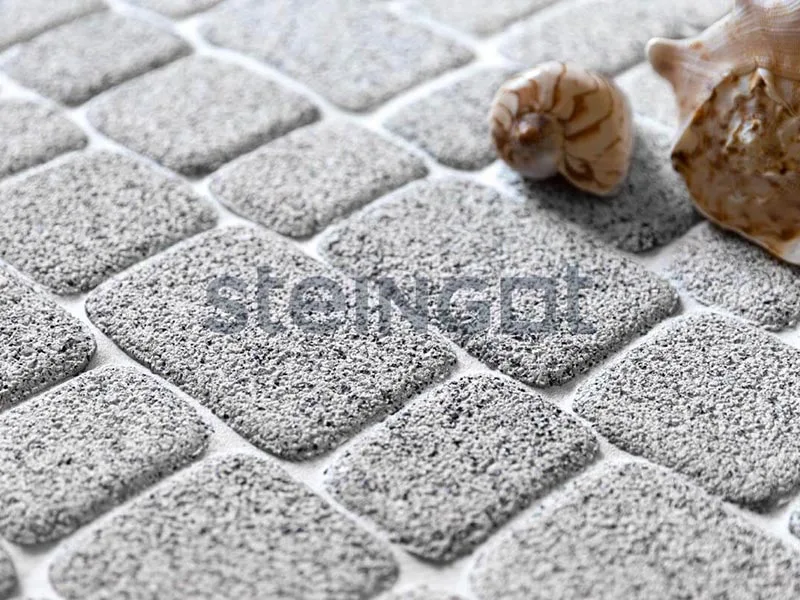 тротуарная плитка классика stone mix бианко неро 60мм картинка 1